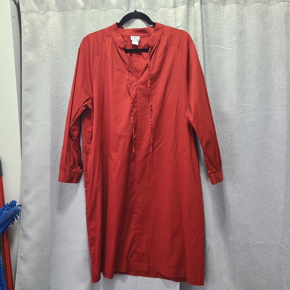 Chico's long sleeved midi Dress 12/14